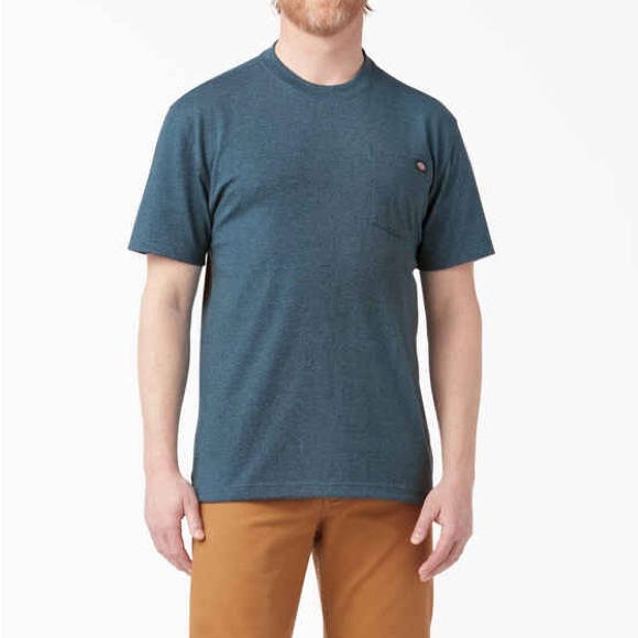 ⛔️ SOLD ⛔️ EUC Dickies Heavyweight Baltic Blue Crew T-Shirt - Picture 11 of 13